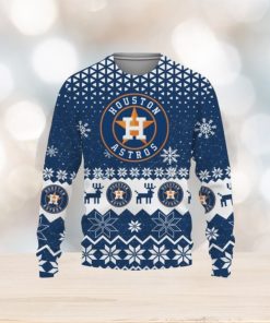 Houston Astros Christmas Gift 3D Ugly Christmas Sweater Christmas Gift Ideas Christmas Holiday Family Gift