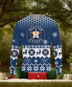 Houston Astros Christmas Gift 3D Ugly Christmas Sweater Christmas Gift Ideas Christmas Holiday Family Gift