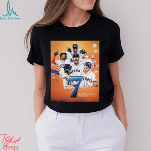 Houston Astros Lucky 7 Are Headed Back To The ALCS MLB 2023 Postseason T Shirt