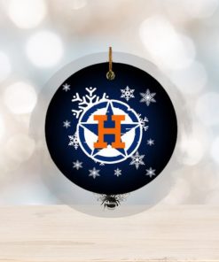 Houston Astros MLB Personalized Holiday 2023 Merry Christmas Decorations Ornament