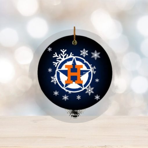 Houston Astros MLB Personalized Holiday 2023 Merry Christmas Decorations Ornament