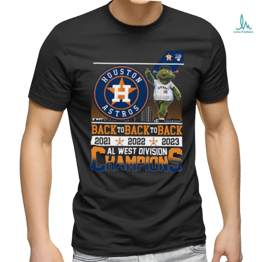 Official Houston Astros AL West Back To Back To Back Champions