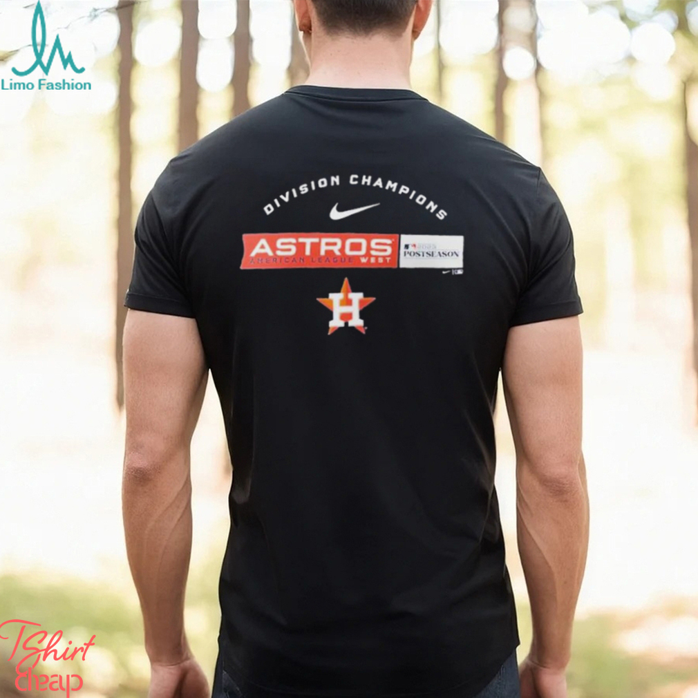 Houston Astros Nike 2023 Al West Division Champions T Shirt - Limotees