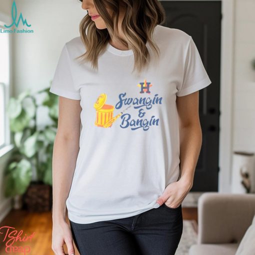 Houston Astros swangin and bangin shirt