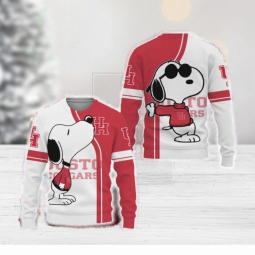 Houston Cougars Shop Champion Team 3D Sweater Christmas For Fan Gift