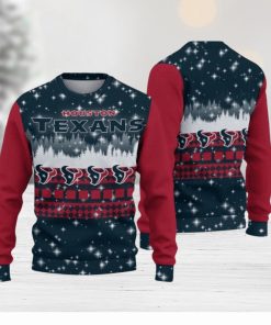 Houston Texans Christmas Forest Hot Trending Ugly Sweater For Fans