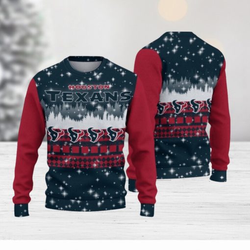 Houston Texans Christmas Forest Hot Trending Ugly Sweater For Fans