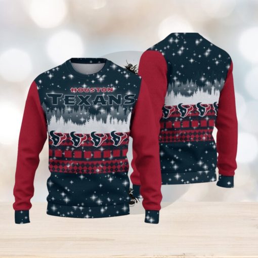 Houston Texans Christmas Forest Hot Trending Ugly Sweater For Fans