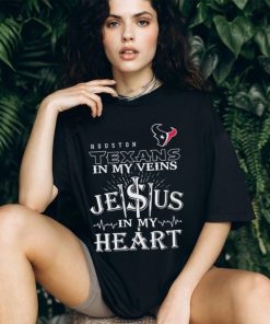 Houston Texans In My Vien Jesus In My Heart Logo Shirt, hoodie, sweater, long sleeve and tank top Houston Texans In My Vien Jesus In My Heart Logo Shirt