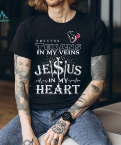 Houston Texans In My Vien Jesus In My Heart Logo Shirt, hoodie, sweater, long sleeve and tank top Houston Texans In My Vien Jesus In My Heart Logo Shirt