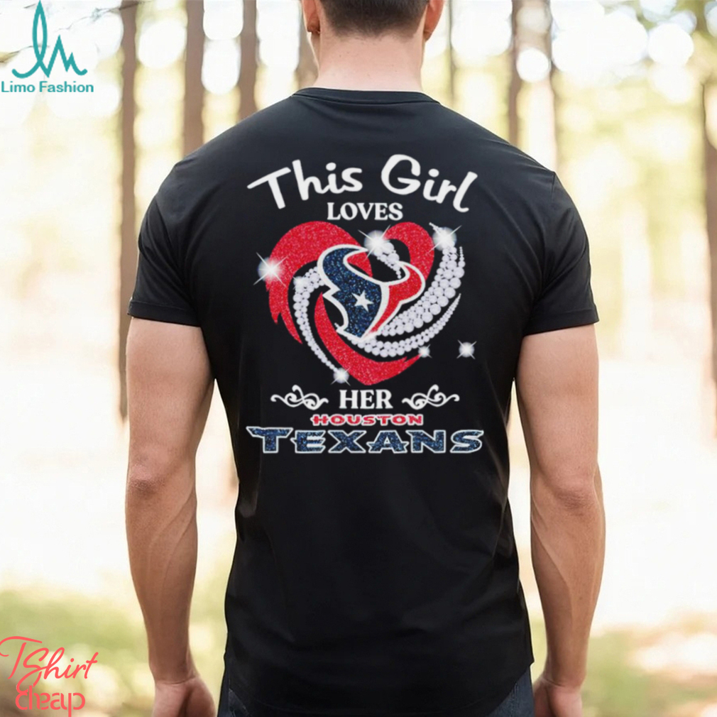 Girls Houston Texans Tee This Girl Loves L/S T-Shirt