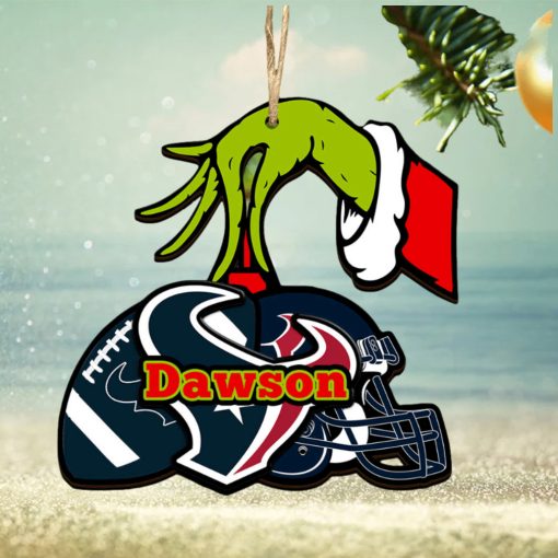 Houston Texans NFL Grinch Personalized Ornament SP121023109ID03