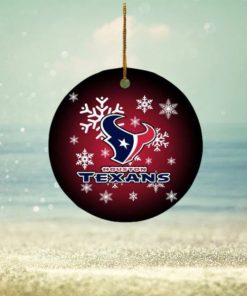 Houston Texans NFL Holiday 2023 Gifts Merry Christmas Tree Decorations Ornament