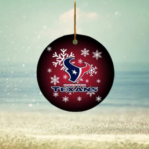 Houston Texans NFL Holiday 2023 Gifts Merry Christmas Tree Decorations Ornament