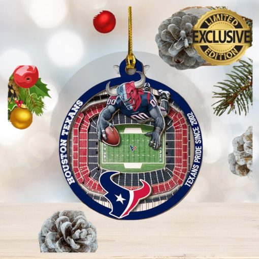 Houston Texans NFL Mascot Personalized Christmas Decorations Ornament 2023