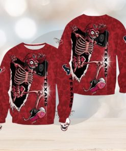 Houston Texans Skull Halloween Avalanche Halloween Ugly Sweater For Men And Women Gift Christmas