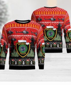 Houston Texas Houston Police Department H125 Helicopter Christmas For Christmas Gifts Ugly Christmas Sweater