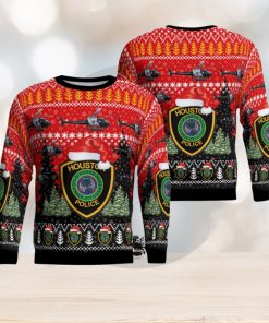 Houston Texas Houston Police Department H125 Helicopter Christmas For Christmas Gifts Ugly Christmas Sweater