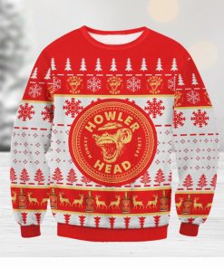 Howler Head For Christmas Gifts Ugly Christmas Wool Knitted Sweater