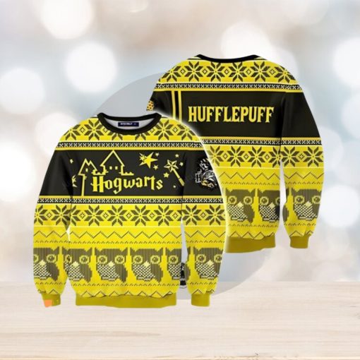 Hufflepuff Harry Potter Ugly Sweater Christmas Gift