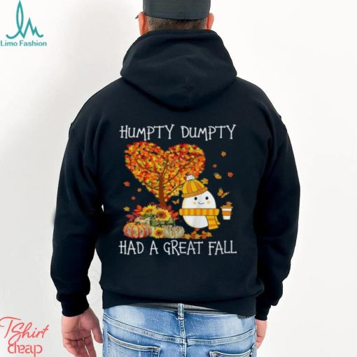Humpty Dumpty Had A Great Fall Shirt, Happy Thanksgiving Pumpkin T Shirt, Thanksgiving Day, Cute Snowman, Thanksgiving Gift
