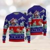 Microsoft Christmas Sweater All Over Printed Holiday Ugly Christmas Artificial Wool Sweat