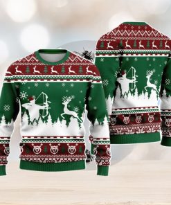 Hunting Deer Christmas Unisex Ugly Sweater