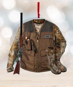 Hunting Vest, Personalized Ornament, Christmas Gifts For Hunting Lovers