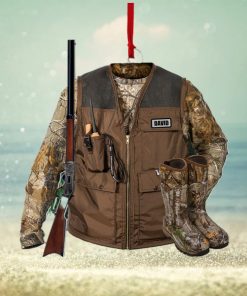 Hunting Vest, Personalized Ornament, Christmas Gifts For Hunting Lovers