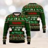 Grinch Hand holding Ornament Taco Bell Snowflake Christmas Sweater