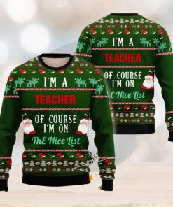 I Am A Teacher Ugly Christmas Sweater For Men & Women