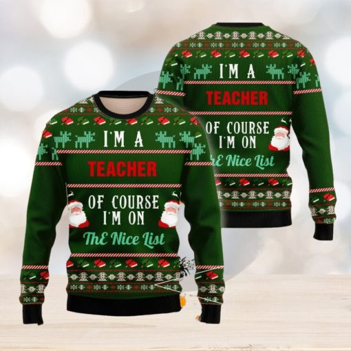 I Am A Teacher Ugly Christmas Sweater For Men & Women