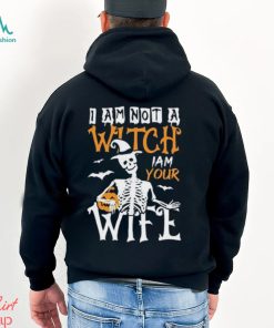 I Am Not A Witch Your Wife 2023 Halloween Tee T Shirt Unisex