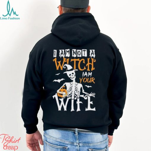 I Am Not A Witch Your Wife 2023 Halloween Tee T Shirt Unisex