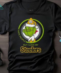 I Hate People But I Love My Steeler Grinch T shirt