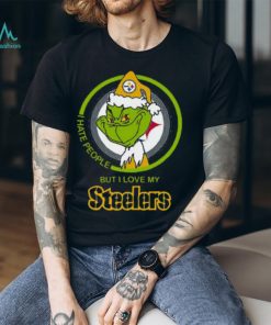I Hate People But I Love My Steeler Grinch T shirt, hoodie, sweater, long sleeve and tank top I Hate People But I Love My Steeler Grinch T shirt