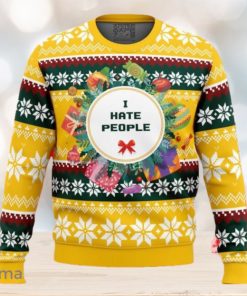 I Hate People Parody Ugly Christmas Sweater Unique Gift For Men And Women