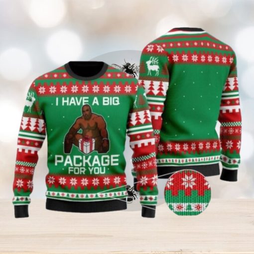 I Have A Big Package For You Ugly Christmas Sweater