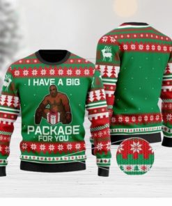 I Have A Big Package For You Ugly Christmas Sweater