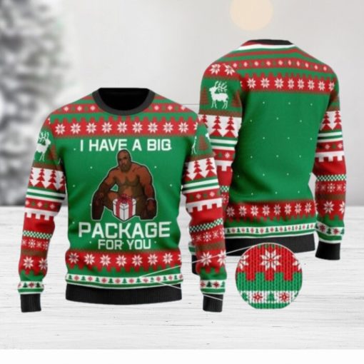 I Have A Big Package For You Ugly Christmas Sweater