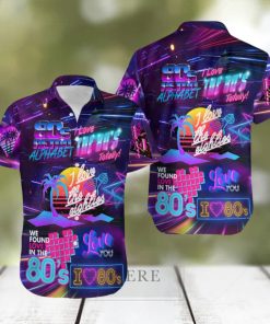 I Love The 80s Neon Music Party Hawaiian Shirt