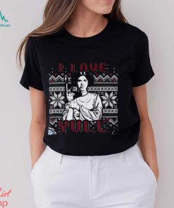 I Love Yule Leia Noel Han Movie Quotes T Shirt Solo And Princess Organa Ugly Sweater For Fan Hoodie Unisex Shirt