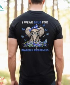 I WEAR BLUE FOR DIABETES AWARENESS Classic T Shirt