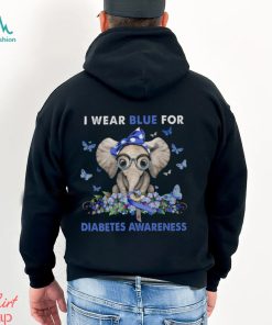 I WEAR BLUE FOR DIABETES AWARENESS Classic T Shirt