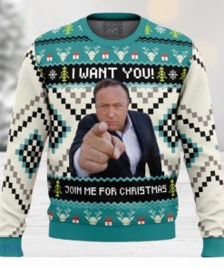 I Want You Alex Jones Ugly Christmas Sweater Unique Gift For Men And Women