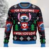 Hand In Hand Couple Personalized 3D Knitted Ugly Sweater