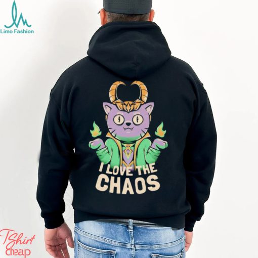 I love the Chaos cute Geek cat gift shirt