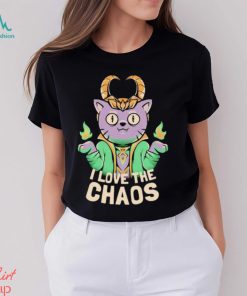 I love the Chaos cute Geek cat gift shirt