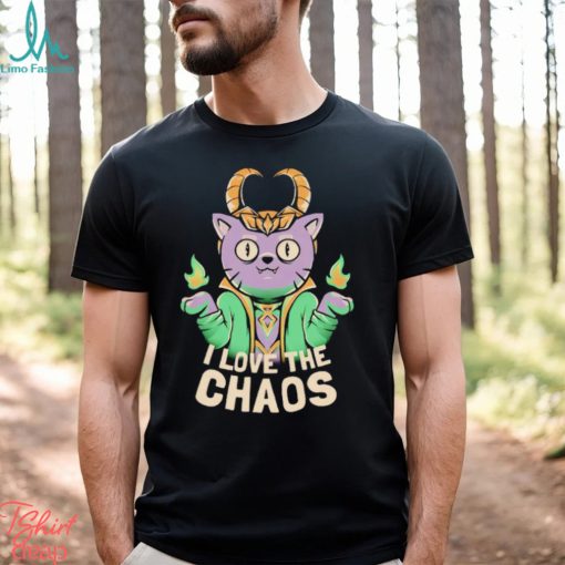 I love the Chaos cute Geek cat gift shirt