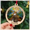 Our Friendship Is Endless   Personalized Wooden Ornament For Besties